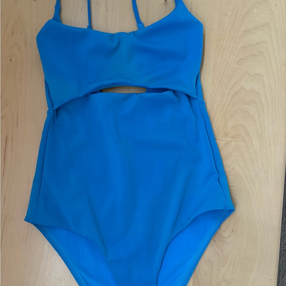 Left On Friday Azure Blue One Piece - small